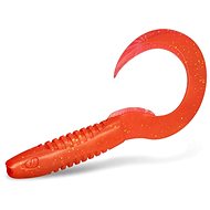 Delphin TwistaX Eeltail UVs 6 cm Berry 5 pcs - Rubber Bait