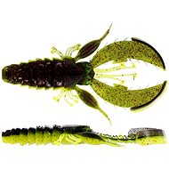 Westin CreCraw Creaturebait, 6,5 cm, 4 g, Black/Chartreuse, 6 pcs - Rubber Bait