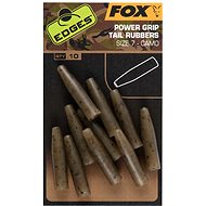 Fox Edges Power Grip Tail Rubbers, size 7, camo, 10 pcs - Sleeve