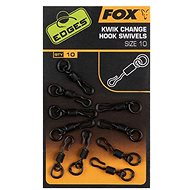 Fox Edges Kwik Change Hook Swivels, size 10, 10 pcs - Swivel