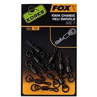 Fox Edges Kwik Change Heli Swivels, size 7, 10 pcs - Swivel