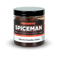Mikbaits Boilies in dip Spiceman Spicy Plum 250 ml 20 mm - Boilies