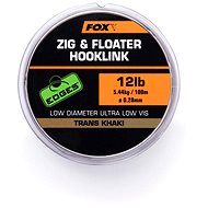 Fox Zig and Floater Hooklink Trans Khaki 100 m, 0,28 mm, 12 lb - Fishing Line