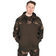 FOX LW Khaki/Camo split zip Hoody 3XL - Sweatshirt