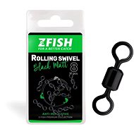 Zfish Rolling Swivel Black Matt Size 8, 28 kg 10 pcs - Swivel