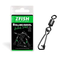 Zfish Rolling Swivel & Hooked Snap Size 14, 16 kg 10 pcs - Swivel
