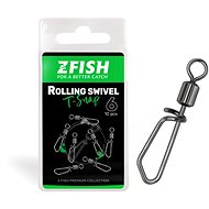 Zfish Rolling swivel with T Snap Size 16, 10 kg 10 pcs - Swivel