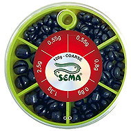 Sema split lead shot coarse 120g - Shots