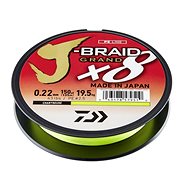 Daiwa J-Braid Grand X8 Chartreuse 135 m, 0,20 mm, 16 kg - Line