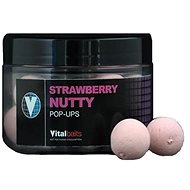 Vitalbaits Strawberry Nutty Washed Out Pink 50 g 14 mm - Pop-up Boilies