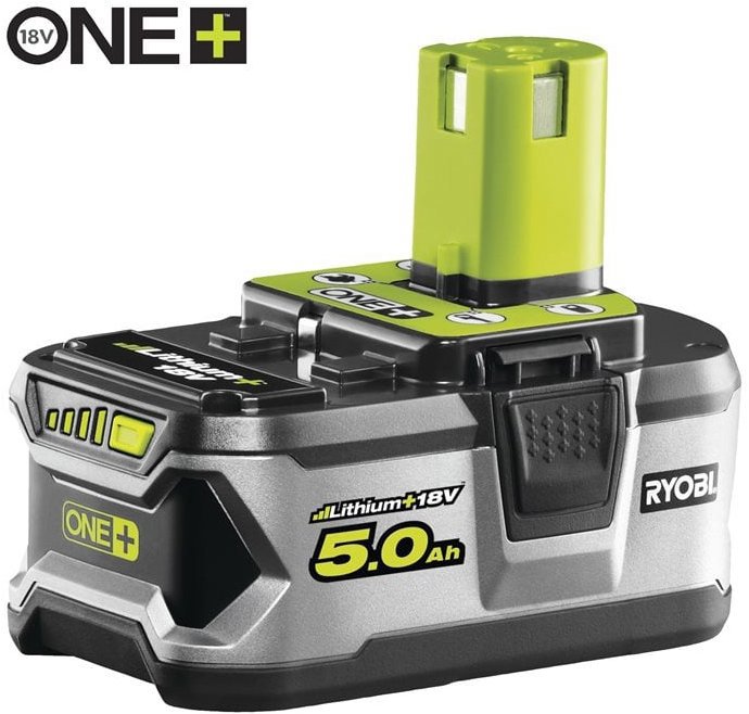 RYOBI Battery 18V ONE+™, 5 Ah RB18L50 - Rechargeable Battery for Cordless Tools