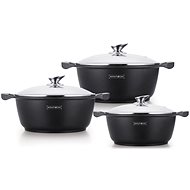 Royalty dinnerware set, 6 pcs, black - Kitchenware Set