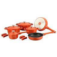Royalty dinnerware set, 14 pcs, orange - Kitchenware Set