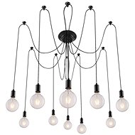 Rabalux - Chandelier 10xE27/60W/230V Black - Chandelier