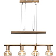 Rabalux 5551 - Chandelier on Cable HOLLY 4xE14/40W/230V Gold - Chandelier