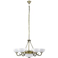 Rabalux 8546 - Chandelier on Cable MARLENe 6xE14/40W + 2xE27/60W - Chandelier