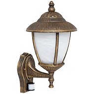 Rabalux - Outdoor Wall Lamp with Sensor 1xE27/60W/230V IP43 Gold - Wall Lamp