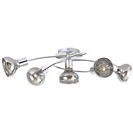 Rabalux 5561 - Surface-mounted Chandelier HOLLY 5xE14/40W/230V Glossy Chrome - Chandelier