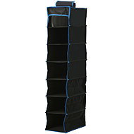Redcliffs Outdoor Textile wardrobe organiser, 7 shelves, 30 × 17 × 84 cm - Organiser
