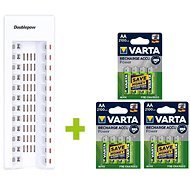 OXE AA for 12 pcs and 12 pcs of rechargeable batteries Varta 56706 R6 2100mAh NIMH basic - Battery Charger