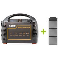 OXE Powerstation P600 a solárny panel SP100 W + taška na káble ZADARMO! - Nabíjacia stanica