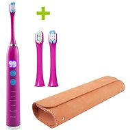 Sonic toothbrush OXE Sonic T1 + case and 2× spare heads pink - Electric Toothbrush