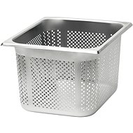 Rieber Stainless steel gastro basin 1/2 h=190 mm, perforated - Gastro Container