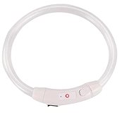 Surtep LED light collar USB circumference 20-65 cm Color White - Dog Collar