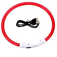 Surtep LED light collar USB circumference 20-35 cm Color Red - Dog Collar