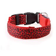 Surtep LED Dog Collar Leopard /Red 43 - Dog Collar