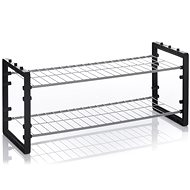 5five Simply Smart Metal shoe rack, 2 levels, black - Shoe Rack