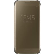 Samsung Clear View für Galaxy S7 EF-ZG930C - gold - Handyhülle