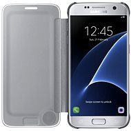 Samsung Clear View EF-ZG930C für Galaxy S7 - silber - Handyhülle