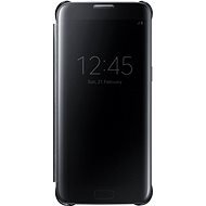 Samsung EF-ZG935C Clear View na Galaxy S7 edge čierne - Puzdro na mobil