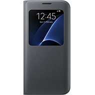 Samsung S-View Cover EF-CG935P für Galaxy S7 edge - schwarz - Handyhülle