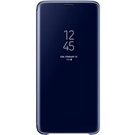Samsung Galaxy S9+ Clear View Standing Cover - kék - Mobiltelefon tok
