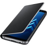 Samsung Neon Flip Cover Galaxy A8 (2018) EF-FA530P Black - Phone Case