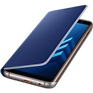 Samsung Neon Flip Cover Galaxy A8-hoz (2018) EF-FA530P3 Blue - Mobiltelefon tok