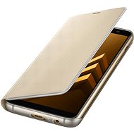 Samsung Neon Flip Cover Galaxy A8 (2018) EF-FA530P Gold - Phone Case