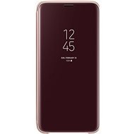 Samsung Galaxy S9 Clear View Standing Cover - Arany - Mobiltelefon tok