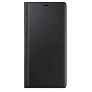Samsung Galaxy Note9 Leather Wallet Cover Black - Phone Case