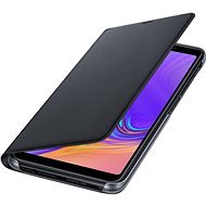 Samsung Galaxy A7 2018 Flip Wallet Cover Black - Handyhülle