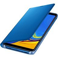 Samsung Galaxy A7 2018 Flip Wallet Cover Blue - Handyhülle