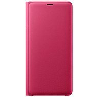 Samsung Galaxy A9 Flip Wallet Cover rózsszín - Mobiltelefon tok