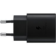 Samsung Charger with Fast Charging Support (25W) with cable Black - AC Adapter