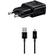Samsung Reiseladegerät 15 W + Micro-USB Datenkabel Black (Bulk) - Netzladegerät