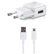 Samsung Travel Charger 15W + microUSB Data Cable White (Bulk) - Wall Charger