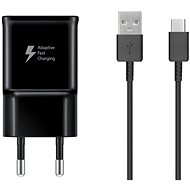 Samsung Travel Charger 15W + USB-C Data Cable Black (Bulk) - Wall Charger