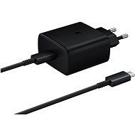 Samsung Travel Charger 45W + USB-C/USB-C Data Cable Black (Bulk) - Wall Charger