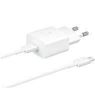 Samsung Travel Charger 15W + USB-C/USB-C Data Cable White (Bulk) - Wall Charger
